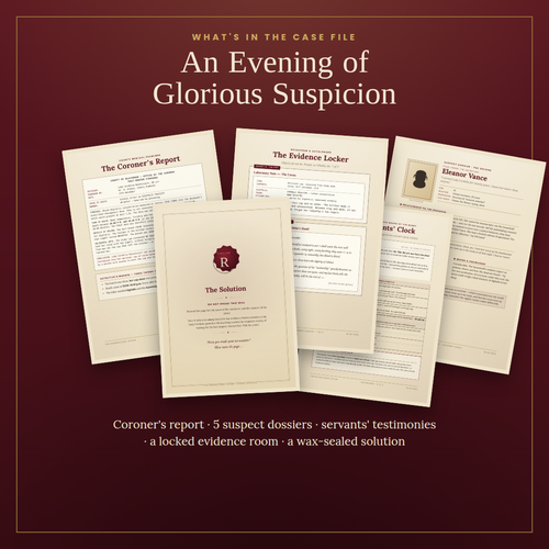 The Ravenscourt Affair: A Vintage 1893 Murder Mystery Case File