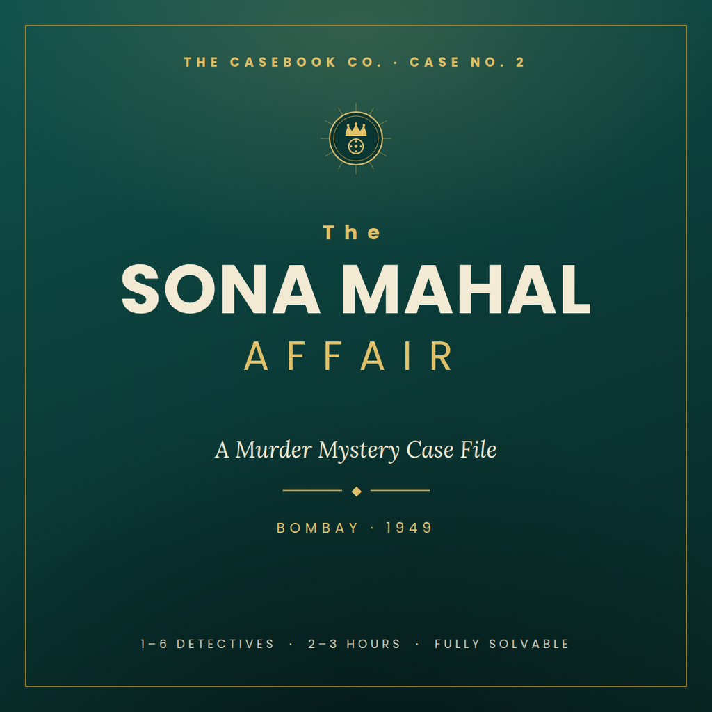 The Sona Mahal Affair: A Vintage 1949 Bombay Murder Mystery Case File
